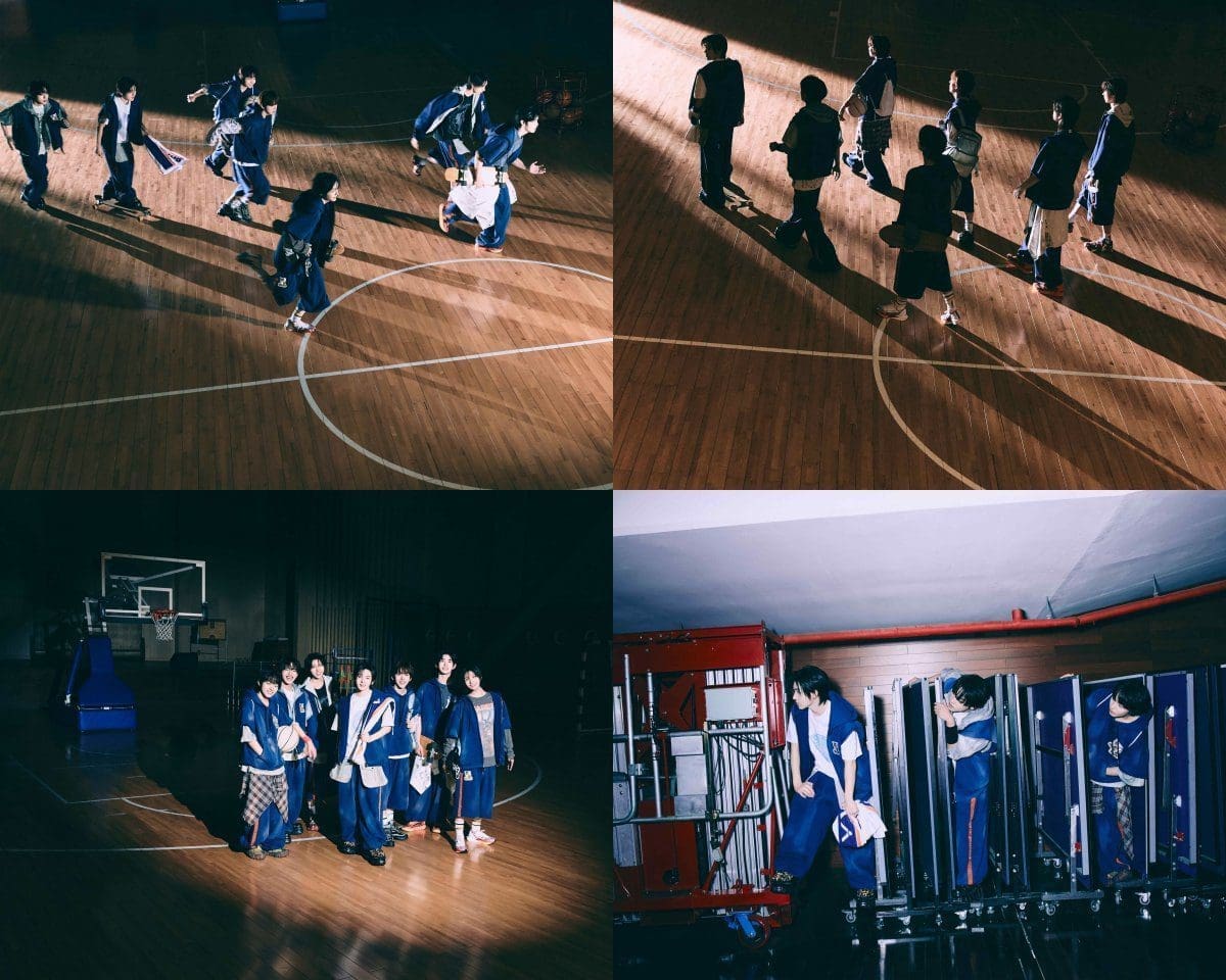 KickFlip comeback concept photo in sportswear