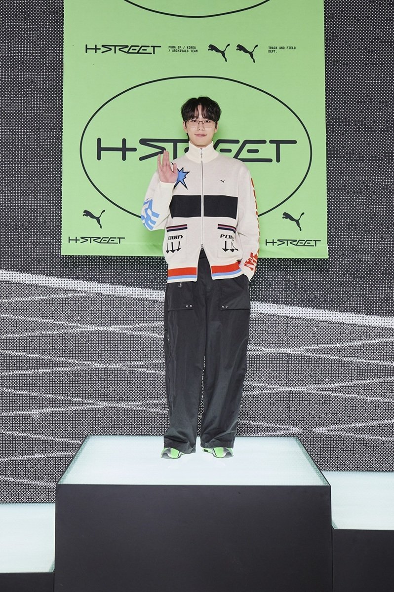 PUMA H-Street sneaker display at Seoul event