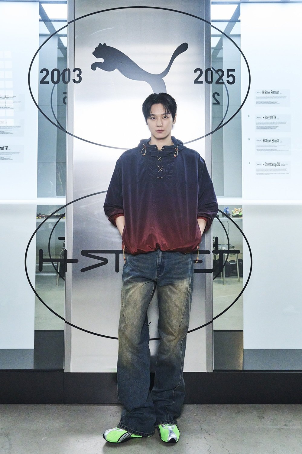 THE BOYZ Juyeon and ITZY Yeji attending PUMA event