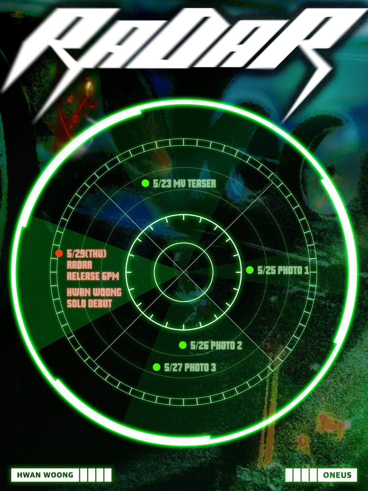 ONEUS Hwanwoong Solo Debut RADAR Promo