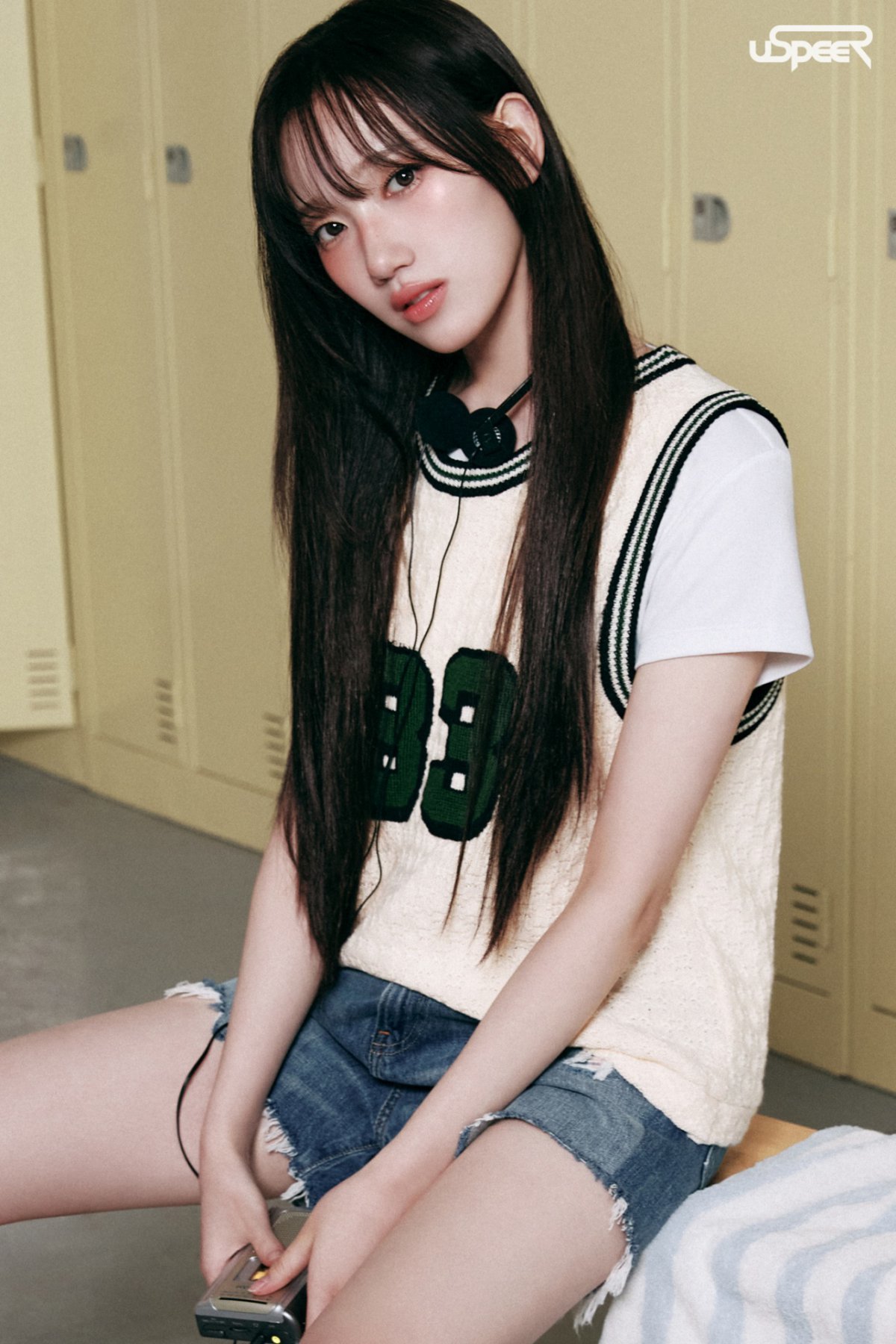 USPEER members in sporty outfits for debut concept
