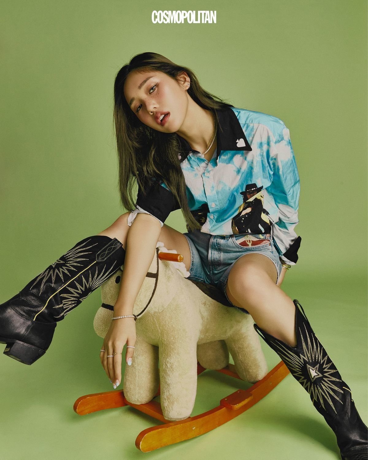 Mimi from OH MY GIRL Cosmopolitan photoshoot
