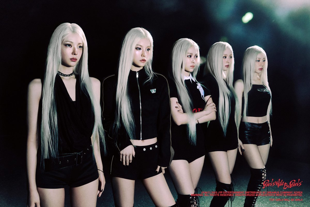 ITZY members pose in noir-inspired concept for Girls Will Be Girls album