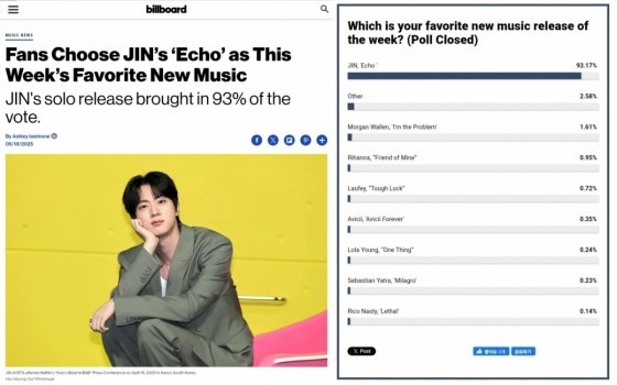 BTS Jin promotes his solo album 'Echo'