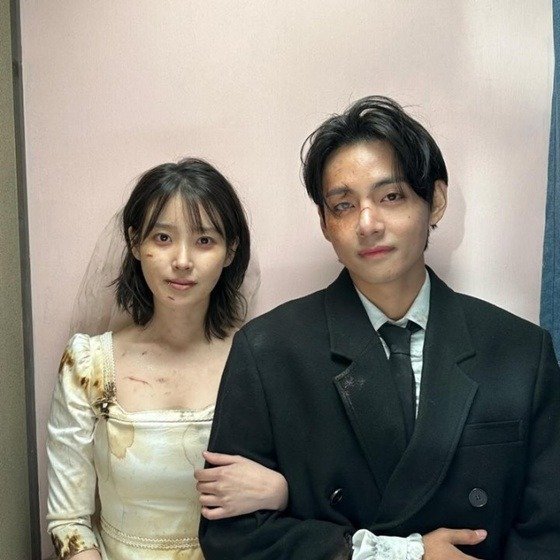 IU and Lee Jong Suk at public event