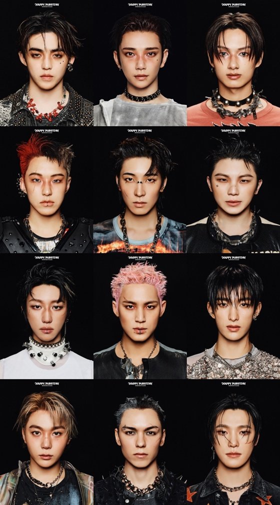SEVENTEEN group photo for HAPPY BURSTDAY album