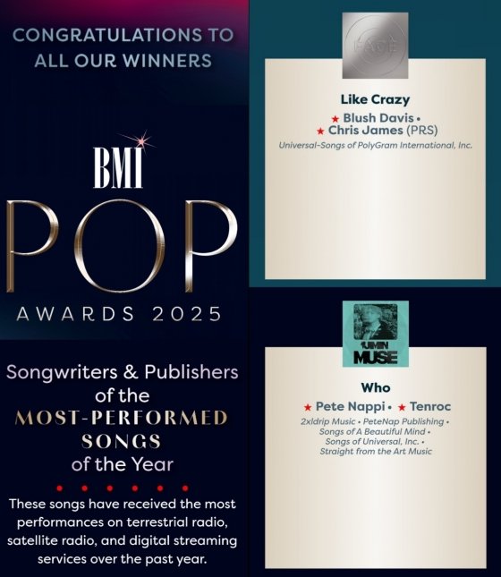 BTS Jimin accepts BMI Pop Award