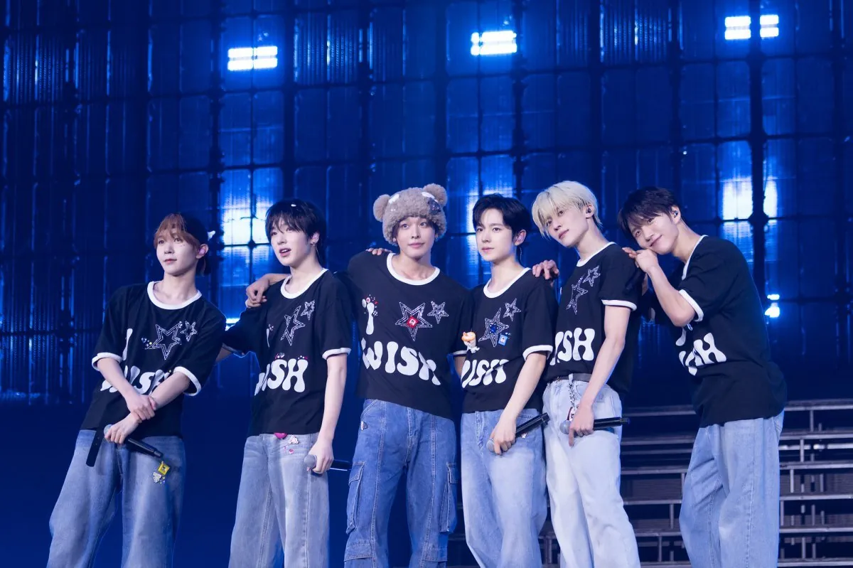 NCT WISH performing in Bangkok during their Asia tour finale