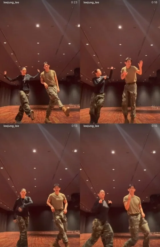 BTS V and Lee Jung dance challenge collaboration